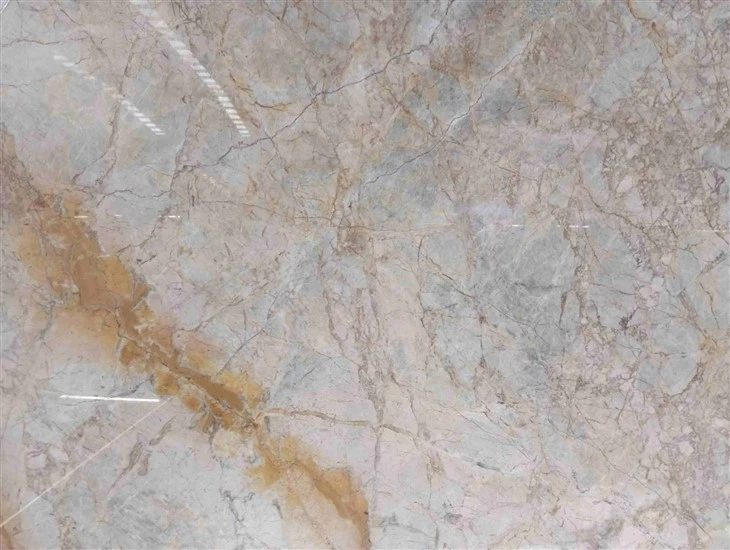 Mongolia Golden Grey Marble Slab high quality